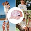 image:imageRoxy Girls Honey Coconut Trucker Hat  Breathable Mesh Snapback Curved VisorPeach Bud Lahaina Light Exc