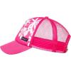 image:imageRoxy Girls Honey Coconut Trucker Hat  Breathable Mesh Snapback Curved VisorShocking Pink Hello Aloha