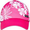 image:imageRoxy Girls Honey Coconut Trucker Hat  Breathable Mesh Snapback Curved VisorShocking Pink Hello Aloha