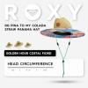 image:imageRoxy Girls Pina to My Colada Straw Panama HatGolden Hour Coastal Fjord