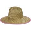 image:imageRoxy Girls Tomboy Woven Straw Hat  Wide Brim  Adjustable  Sun Protection  Beach  Vacation  NaturalLilac Chiffon