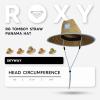 image:imageRoxy Girls Tomboy Woven Straw Hat  Wide Brim  Adjustable  Sun Protection  Beach  Vacation  NaturalSkyway