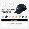 image:imageRoxy Girls Truckin Trucker Hat  Adjustable Summer Cap for Girls Lightweight and Breathable with Mesh BackAnthracite
