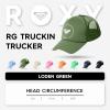 image:imageRoxy Girls Truckin Trucker Hat  Adjustable Summer Cap for Girls Lightweight and Breathable with Mesh BackLoden Green