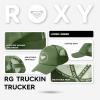 image:imageRoxy Girls Truckin Trucker Hat  Adjustable Summer Cap for Girls Lightweight and Breathable with Mesh BackLoden Green