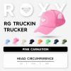 image:imageRoxy Girls Truckin Trucker Hat  Adjustable Summer Cap for Girls Lightweight and Breathable with Mesh BackPink Carnation