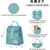 image:imageRoxy Insulated Lunch Bag  Reusable  Cooler  Snack Bag  Container  Picnic  Work  Leakproof  Beach  Vacation  Camping Lunch Hour  White Viva La Vida