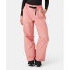image:imageRoxy Womens Bleeker Snowboard Pant  10k Waterproof Pfasfree Venting Boot Gaiter Hem Lift SystemBlossom