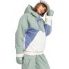 image:imageRoxy Womens Chloe Kim Anorak Snow Jacket  15k Waterproof Insulated PfasfreeLily Pad