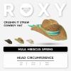 image:imageRoxy Womens Crushin It Straw Cowboy HatHula Hibiscus Spring Bud