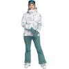 image:imageRoxy Womens Diversion Ski Pant  10k Waterproof Insulated Snow Pants Tailored Fit PfasfreeSea Pine