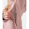 image:imageRoxy Womens Free Love Snow Jacket  15k Waterproof Insulated Pfasfree Hydrosmart CollarRose