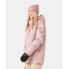 image:imageRoxy Womens Free Love Snow Jacket  15k Waterproof Insulated Pfasfree Hydrosmart CollarRose