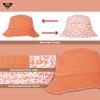 image:imageRoxy Womens Jasmine Paradise Reversible Bucket Hat  100 Cotton Lightweight amp Packable Hat for Beach or FestivalCloud Dancer Fresco Tile