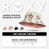 image:imageRoxy Womens Jasmine Paradise Reversible Bucket Hat  100 Cotton Lightweight amp Packable Hat for Beach or FestivalHibi Square Orange Tiger