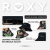 image:imageRoxy Womens Jasmine Paradise Reversible Bucket Hat  100 Cotton Lightweight amp Packable Hat for Beach or FestivalIsland Escapade Anthracite