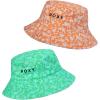 image:imageRoxy Womens Jasmine Paradise Reversible Bucket Hat  100 Cotton Lightweight amp Packable Hat for Beach or FestivalVaca All Day Spring Bud New