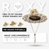 image:imageRoxy Womens Pina to My Colada Straw Panama HatHibi Square Portobella