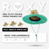 image:imageRoxy Womens Pina to My Colada Straw Panama HatHula Hibiscus Spring Bud