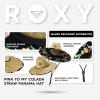 image:imageRoxy Womens Pina to My Colada Straw Panama HatIsland Escapade Anthracite