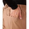 image:imageRoxy Womens Piper Fleece Lined Snowboard Pant  Relaxed Fit Quilted Design PfasfreeTaupe