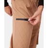 image:imageRoxy Womens Piper Fleece Lined Snowboard Pant  Relaxed Fit Quilted Design PfasfreeTaupe