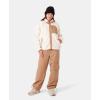 image:imageRoxy Womens Piper Fleece Lined Snowboard Pant  Relaxed Fit Quilted Design PfasfreeTaupe