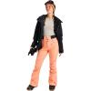 image:imageRoxy Womens Rising High Ski Pant  15k Waterproof Stretch Snow Pant Skinny Fit PfasfreePeach Pink