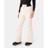 image:imageRoxy Womens Rising High Ski Pant  15k Waterproof Stretch Snow Pant Skinny Fit PfasfreeWhite