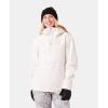 image:imageRoxy Womens Shelter Snowboard Jacket  10k Waterproof Insulated Ski Jacket Pfasfree Hydrosmart CollarWhite