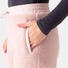 image:imageRoxy Womens Sherpa Jogger  Relaxed Fit Faux Sherpa Fleece Pant Adjustable Waist PfasFree Fully LinedRose