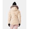 image:imageRoxy Womens Snowdrift Puffer Jacket  10k Waterproof Pfasfree Hydrosmart Faux Fur HoodDesert Combo