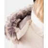 image:imageRoxy Womens Snowdrift Puffer Jacket  10k Waterproof Pfasfree Hydrosmart Faux Fur HoodSnow White