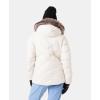 image:imageRoxy Womens Snowdrift Puffer Jacket  10k Waterproof Pfasfree Hydrosmart Faux Fur HoodSnow White