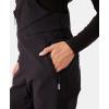 image:imageRoxy Womens Summit Softshell Bib Pants  15k Waterproof Slim Fit Snow Bib Stretch Fabric Knee PaddingBlack
