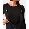 image:imageRoxy Womens Summit Softshell Bib Pants  15k Waterproof Slim Fit Snow Bib Stretch Fabric Knee PaddingBlack