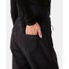 image:imageRoxy Womens Summit Softshell Bib Pants  15k Waterproof Slim Fit Snow Bib Stretch Fabric Knee PaddingBlack
