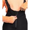 image:imageRoxy Womens Summit Softshell Bib Pants  15k Waterproof Slim Fit Snow Bib Stretch Fabric Knee PaddingOnyx