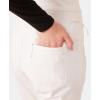 image:imageRoxy Womens Summit Softshell Bib Pants  15k Waterproof Slim Fit Snow Bib Stretch Fabric Knee PaddingWhite