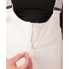 image:imageRoxy Womens Summit Softshell Bib Pants  15k Waterproof Slim Fit Snow Bib Stretch Fabric Knee PaddingWhite