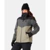 image:imageRoxy Womens Winter Haven Ski Jacket  15k Waterproof Insulated Pfasfree Hydrosmart CollarBlack Multi