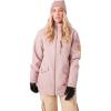 image:imageRoxy Womens Free Love Snow Jacket  15k Waterproof Insulated Pfasfree Hydrosmart CollarRose