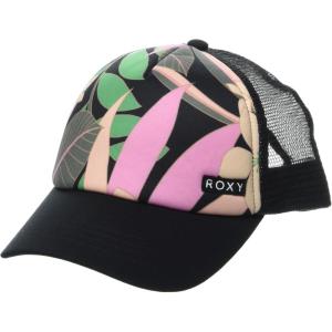 image:imageRoxy Girls Honey Coconut Trucker Hat  Breathable Mesh Snapback Curved VisorAnthracite Palm Song