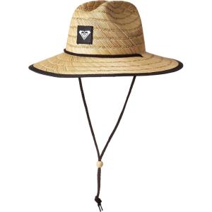 image:imageRoxy Girls Tomboy Woven Straw Hat  Wide Brim  Adjustable  Sun Protection  Beach  Vacation  NaturalAnthracite Exc