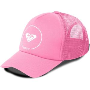 image:imageRoxy Girls Truckin Trucker Hat  Adjustable Summer Cap for Girls Lightweight and Breathable with Mesh BackPink Carnation