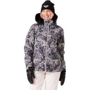 image:imageRoxy Snow Juniors Jet Ski Printed Slim Fit Snow JacketBlack Combo