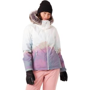 image:imageRoxy Snow Juniors Jet Ski Printed Slim Fit Snow JacketBlurry Escape