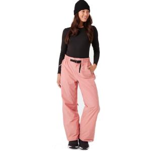 image:imageRoxy Womens Bleeker Snowboard Pant  10k Waterproof Pfasfree Venting Boot Gaiter Hem Lift SystemBlossom