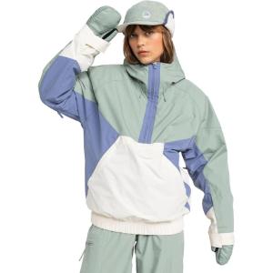 image:imageRoxy Womens Chloe Kim Anorak Snow Jacket  15k Waterproof Insulated PfasfreeLily Pad