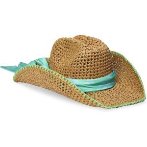 image:imageRoxy Womens Crushin It Straw Cowboy HatHula Hibiscus Spring Bud